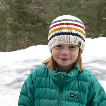 Hudson Bay Striped Beanie Hat Baby Children Women Men