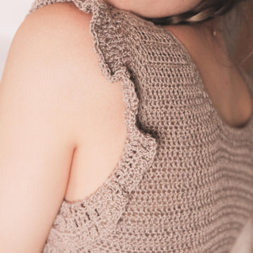 Bamboo Mini Crochet Crop Top