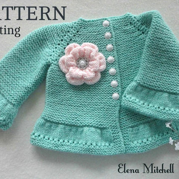 Knitting PATTERN Baby Jacket Vivian