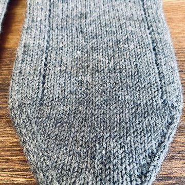Cable Back Socks