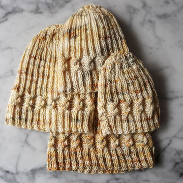 Simple Cable Sock Beanie