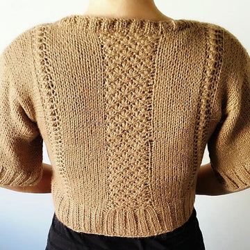 Danica Starburst Cropped Cardigan