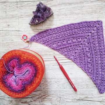 Hearts of the Rows Shawl