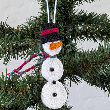 Snowman Pin or Ornament