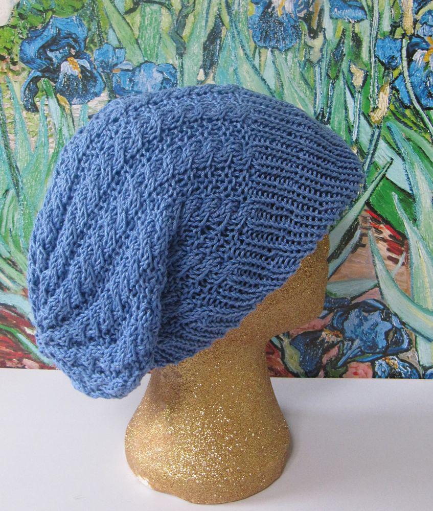 IRIS CABLE PEAK SLOUCH HAT