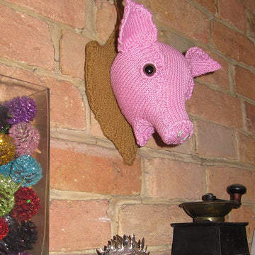 Wall Mounted Pig's Head