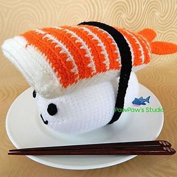 Amigurumi Jumbo Sushi Ebi/shrimp Pattern No.17