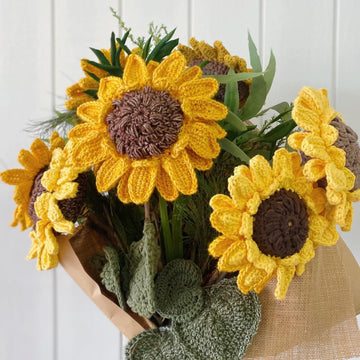 Large 3D Sunflower Pattern