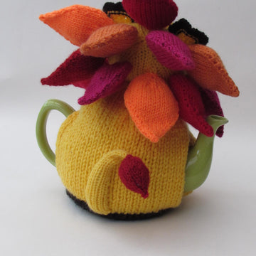 Tingatinga Lion Tea Cosy Knitting Pattern