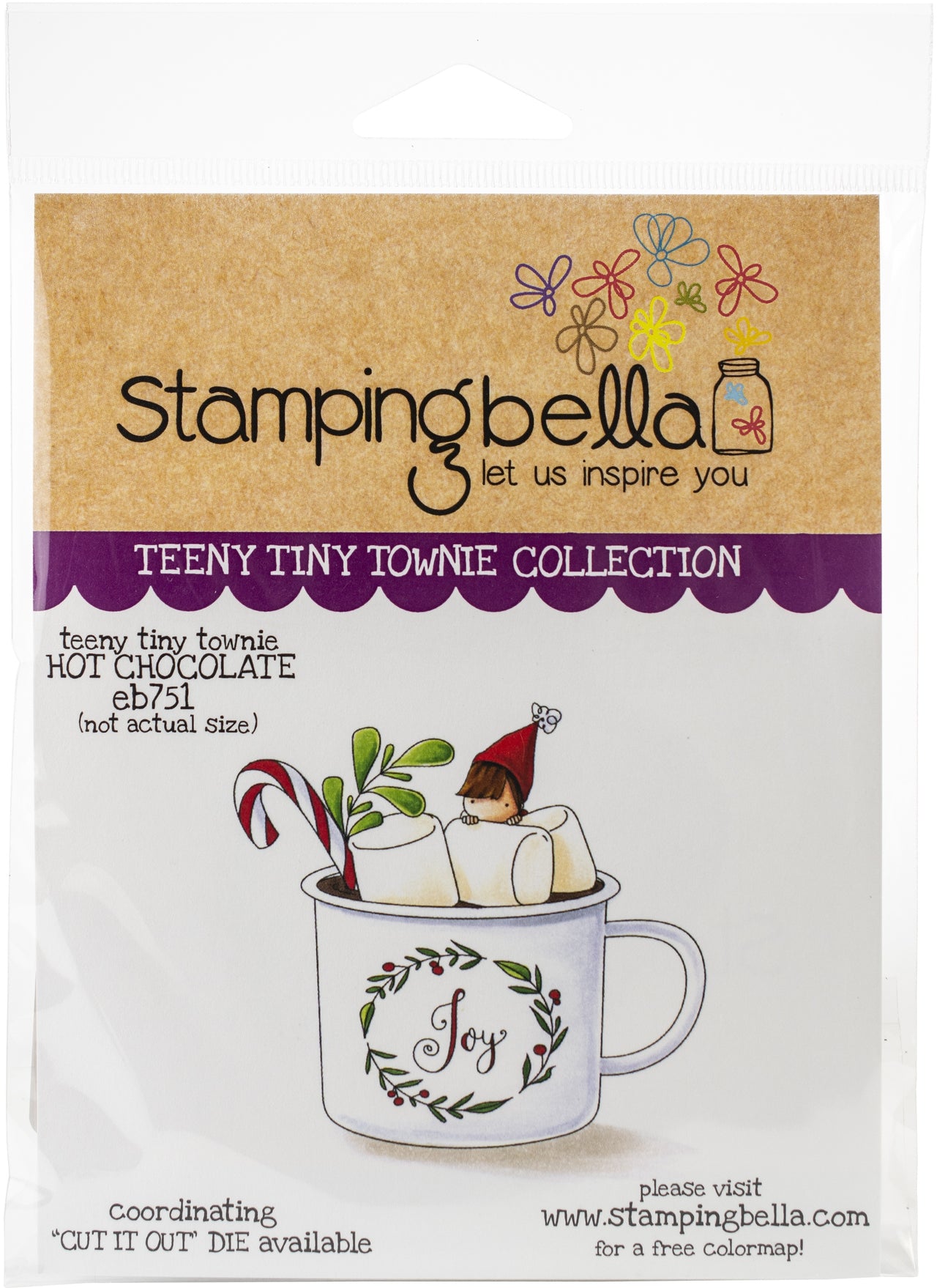 Stamping Bella Cling Stamps - Teeny Tiny Townie Hot Chocolate