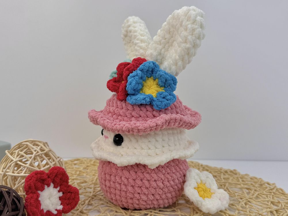 Easter Bunny Basket Crochet - Egg Crochet