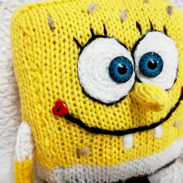 Knitted SpongeBob