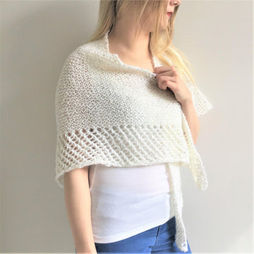 'Silver' Scarf Shawl