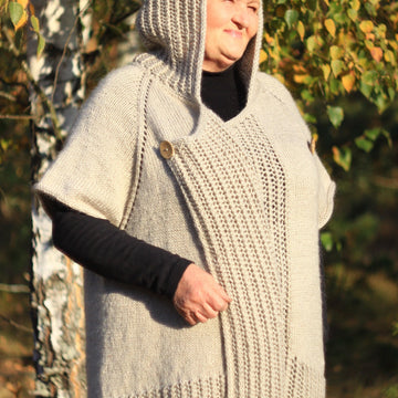The Warm autumn top down cardigan