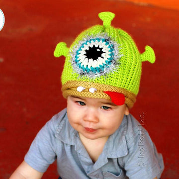 Plutonian Paul Alien Beanie Hat