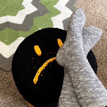 Reversible Ottoman Cover
