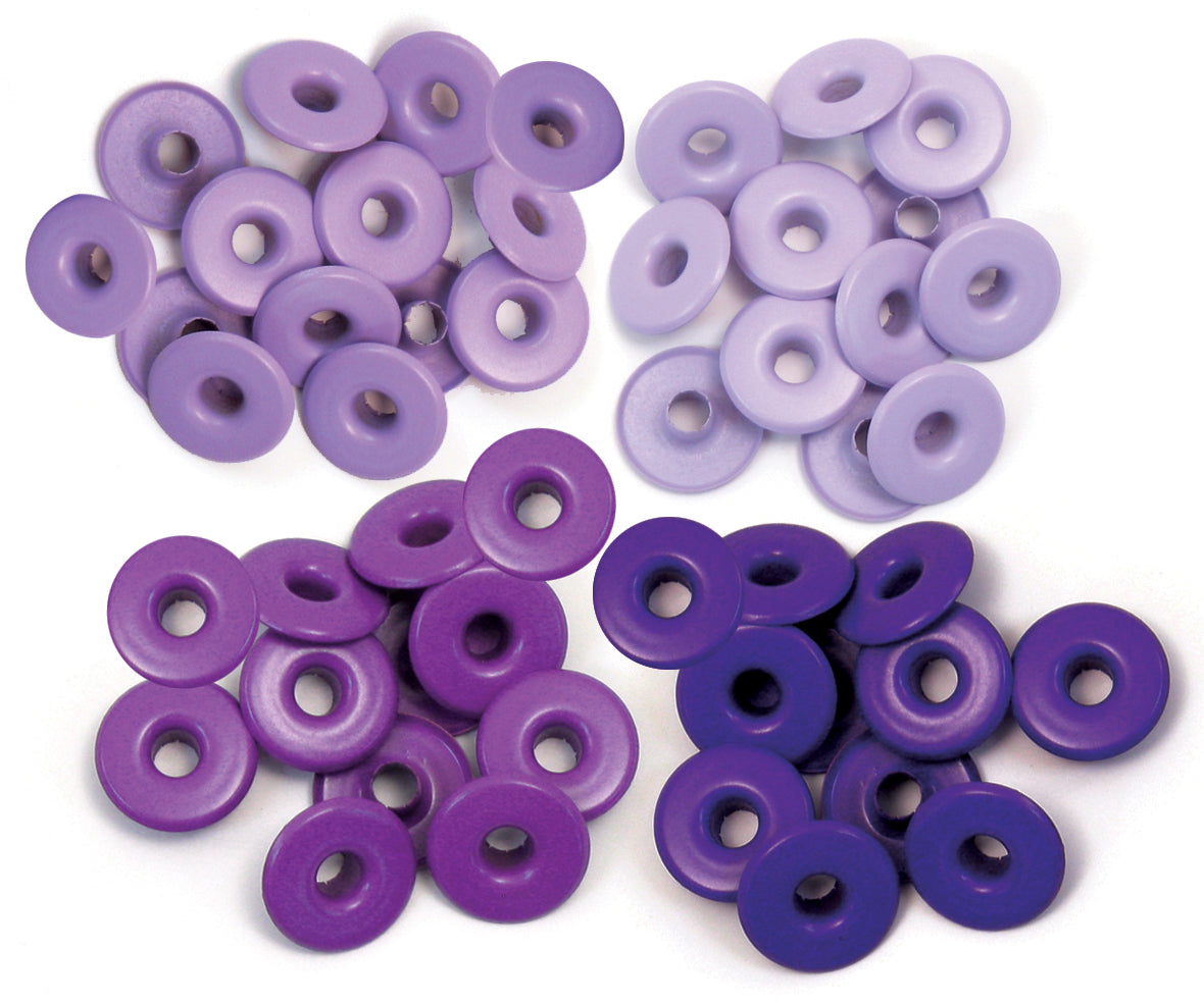 We R Memory Keepers We R Eyelets Wide 40/Pkg - Purple