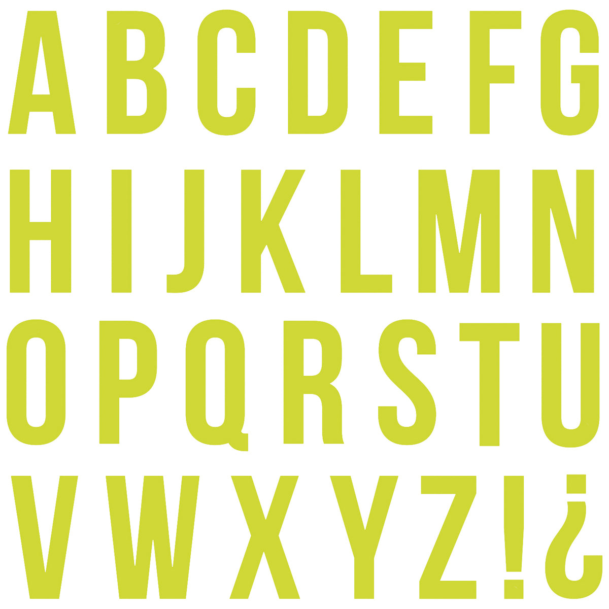 Kaisercraft Dies - Uppercase Alphabet .5"X1"