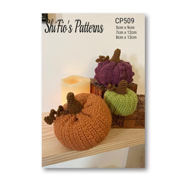 509- Pumpkin Decoration Crochet Pattern - 509
