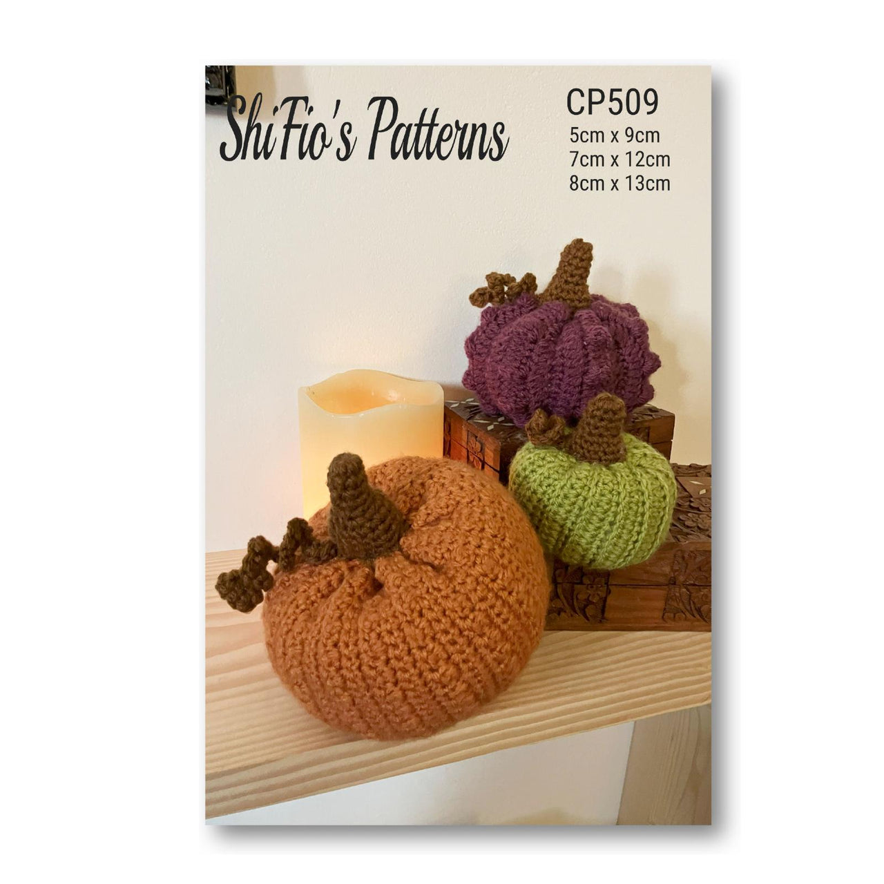 509- Pumpkin Decoration Crochet Pattern - 509