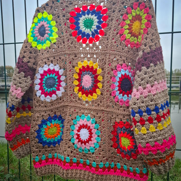 Sunburst Granny Cardy Pattern