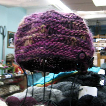 Drop Stitch Hat with Button-On Ear Flaps
