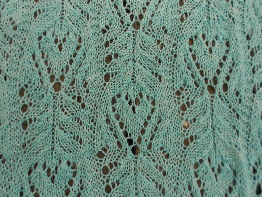 Hidden Hearts Lace Shawl