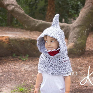 Shark Hooded Cowl