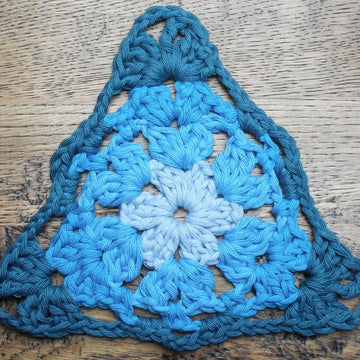 International crochet day triangle motif