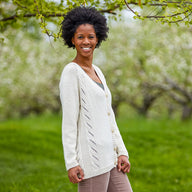 787 Colum Cardigan - Knitting Pattern for Women in Valley Yarns Northfield