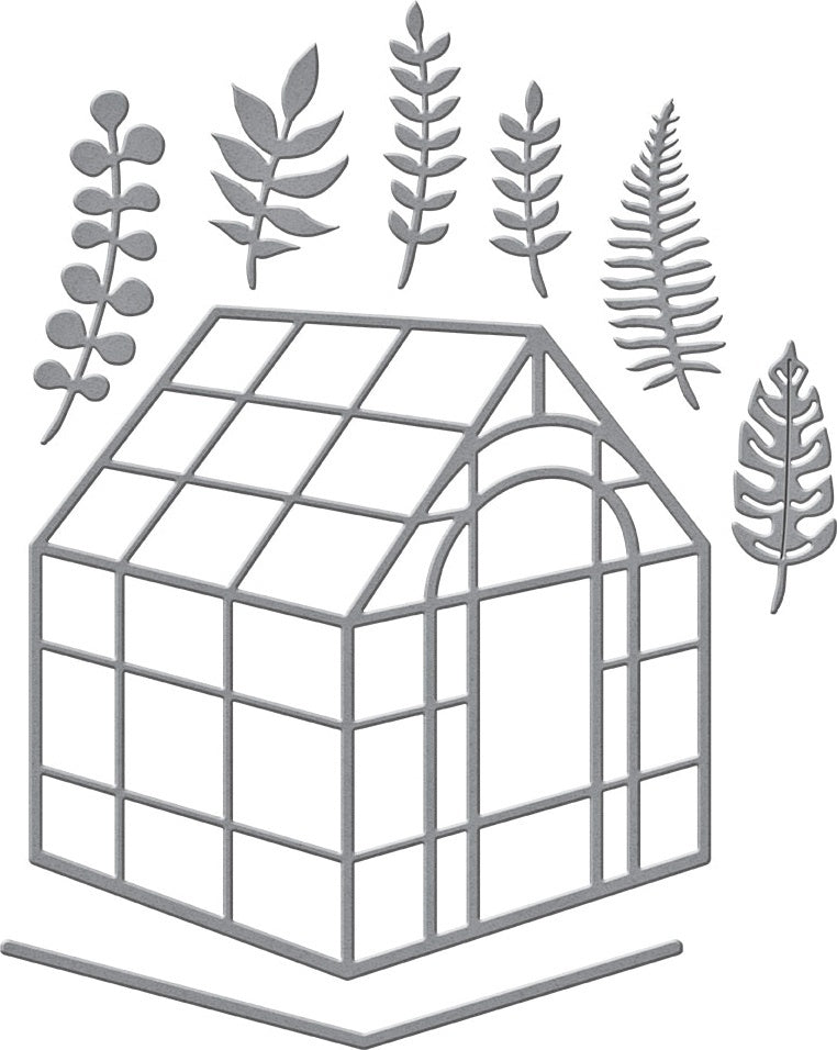 Spellbinders Etched Dies - Botanical House