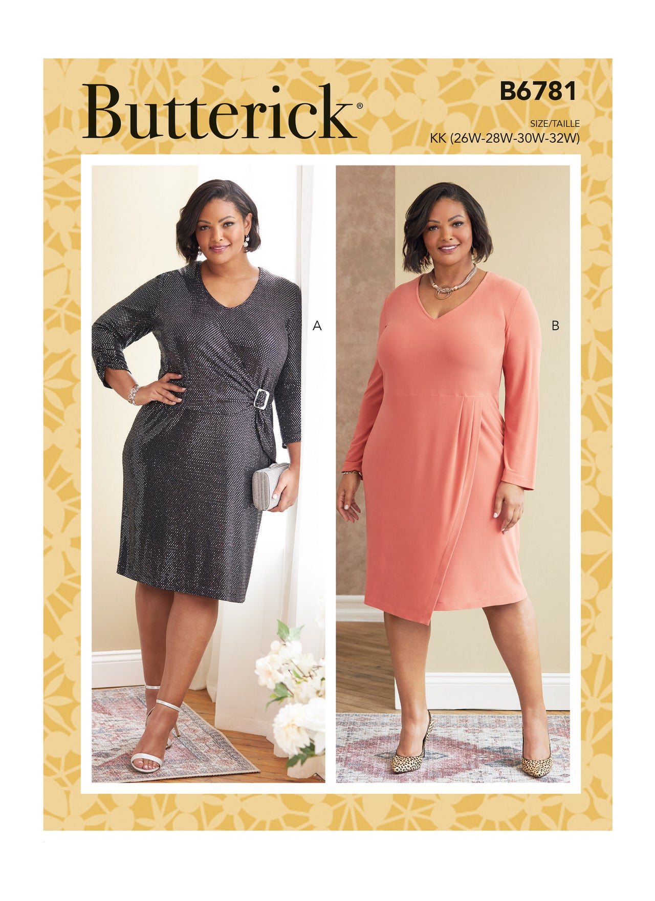 Butterick Women's Dress B6781 - Sewing Pattern