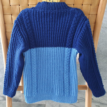 Preston - Child’s cable and rice stitch jumper