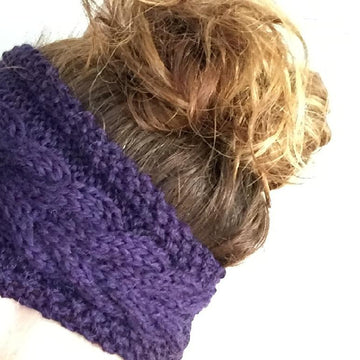 Corn Rows Cable Headband
