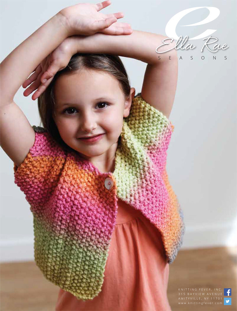 Moss Stitch Jacket in Ella Rae Seasons - ER15-04 - Downloadable PDF
