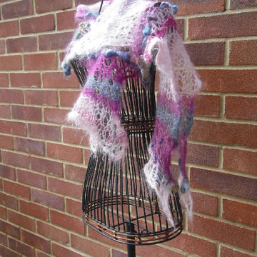 Lace & Felted Scarf