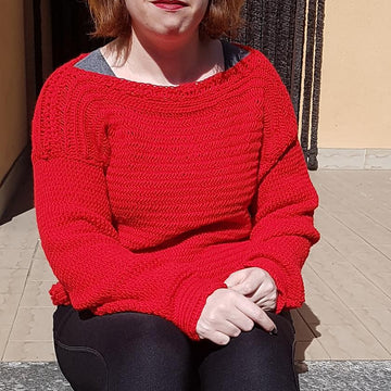 Knit in Red