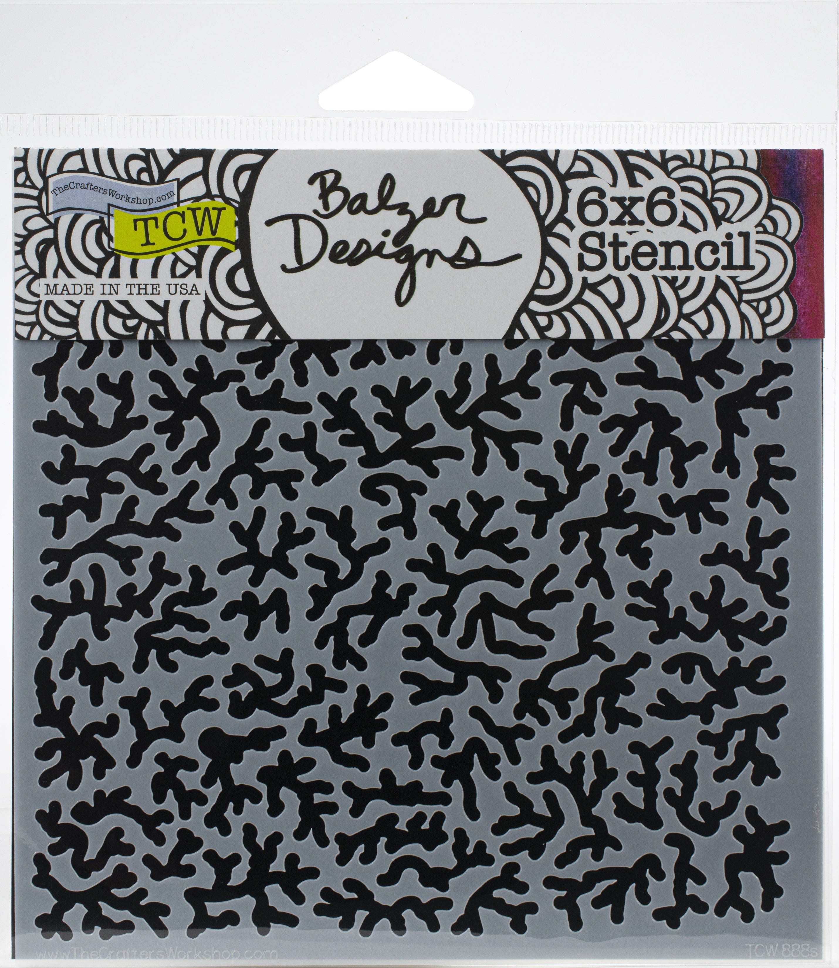 The Crafter's Workshop Crafter's Workshop Template 6"X6" - Dendritic