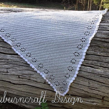 Vintage Clematis Shawl