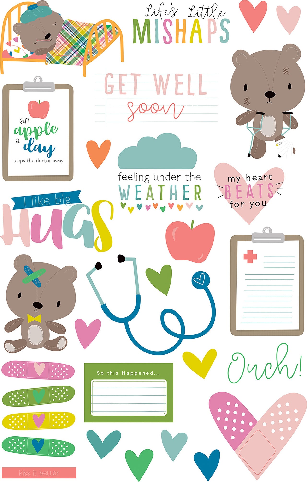 Photoplay Paper PhotoPlay Cardstock Cardstock Ephemera - Under The Weather