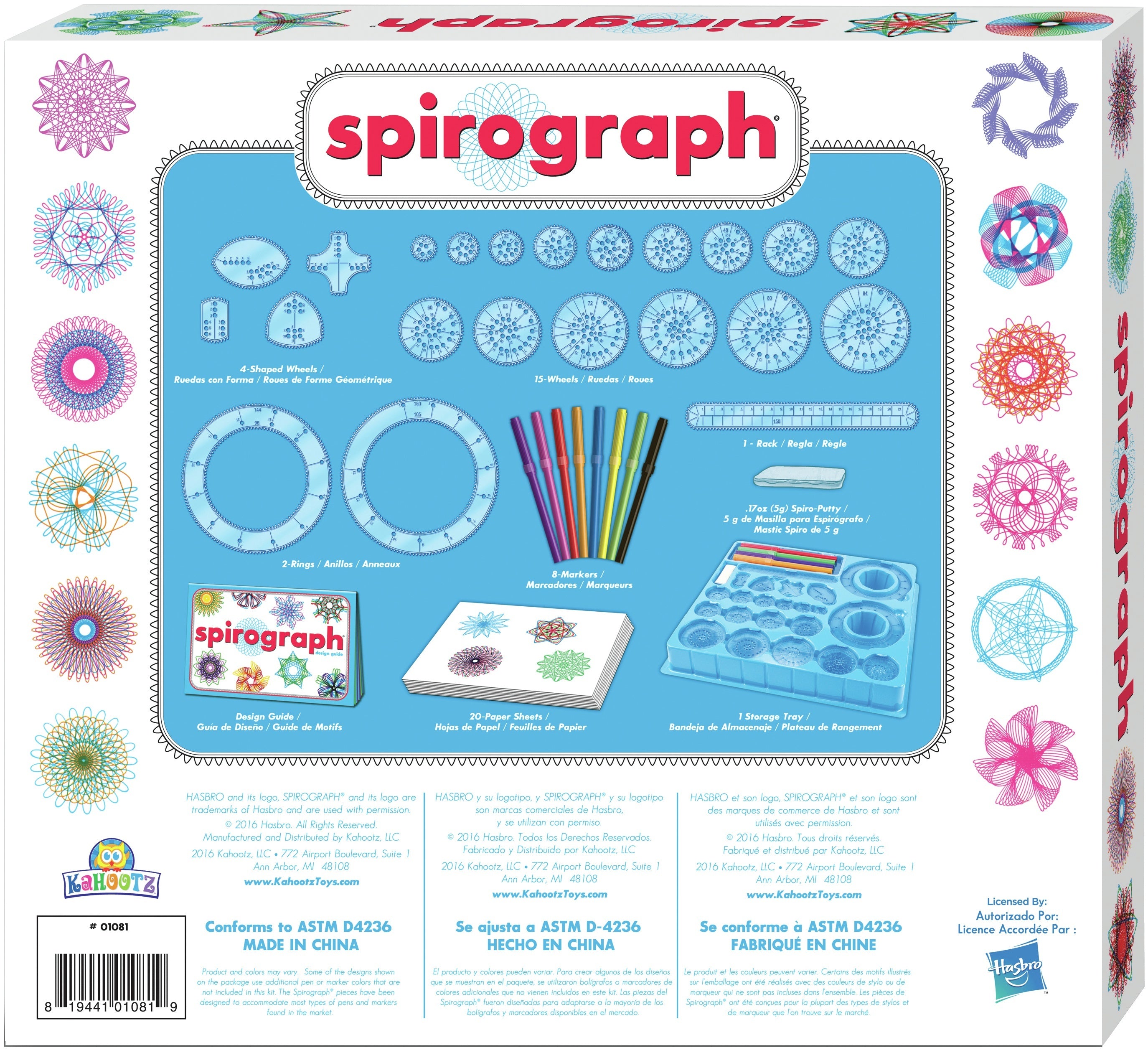 Patch Products Spirograph Kit W/Markers - 549766