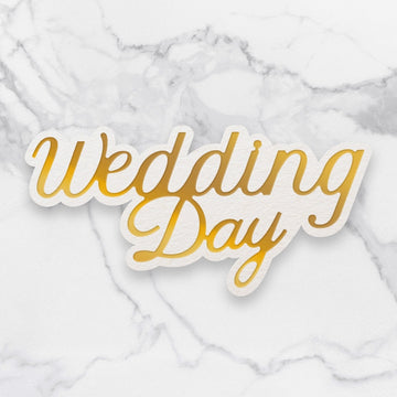 Artdeco Creations Couture Creations Sentiment Mini Die - Wedding Day 1.9"X1.9"