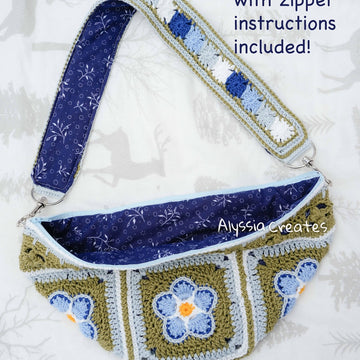 Forget Me Not Flower Bum Bag