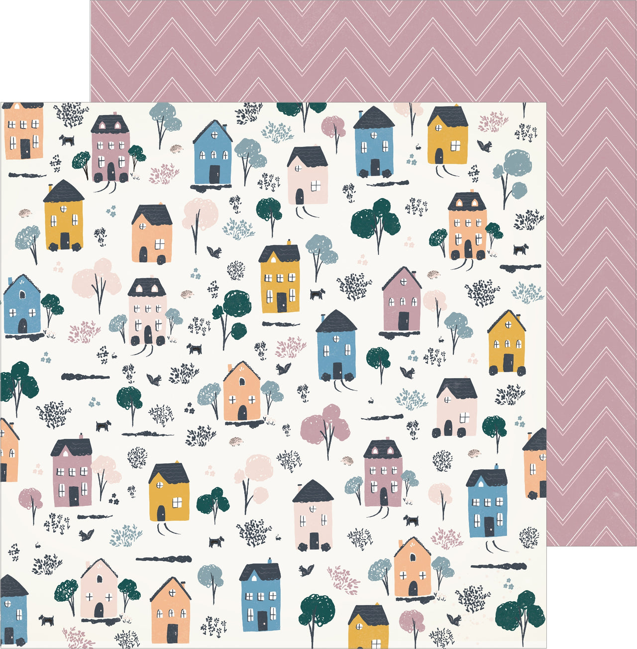 American Crafts Maggie Holmes Heritage Double-Sided Cardstock 12"X12" 25/Pkg - Homestead