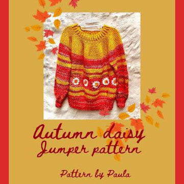Autumn daisy jumper pattern