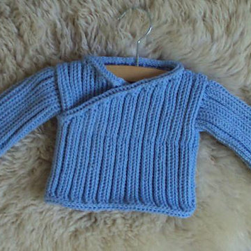 Knit-Look Crocheted Pullover