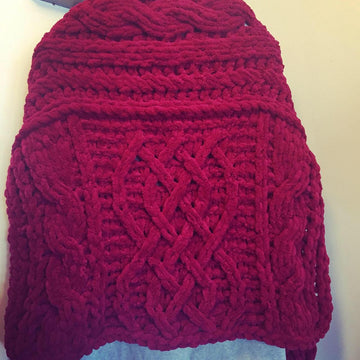 Celtic Shawl Wrap With Pockets
