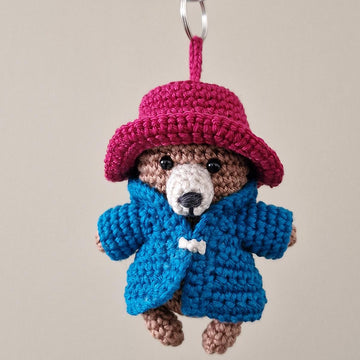 Paddington-Inspired Bear Keychain