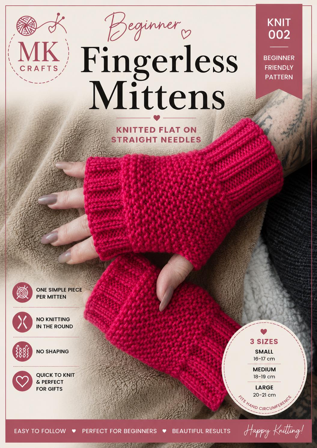 Easy beginner mittens