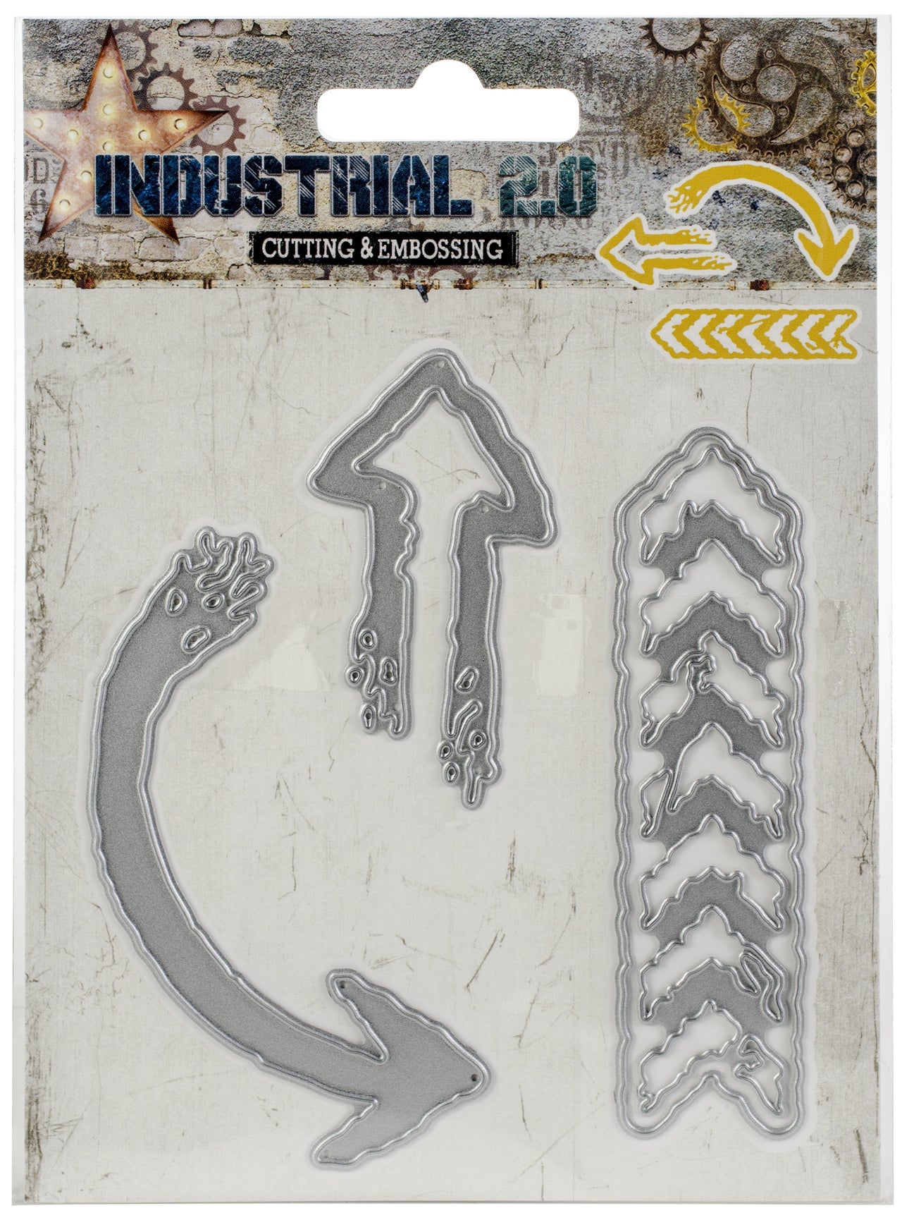 Studio Light Industrial 2.0 4.5"X8" Cutting & Embossing Die - Arrows